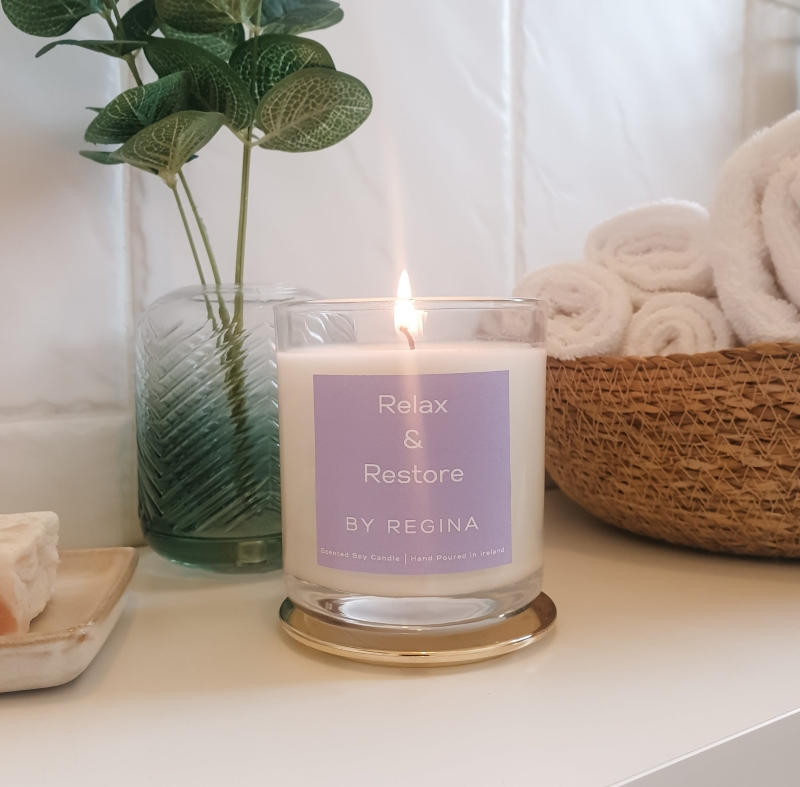 By Regina Relax & Restore candle