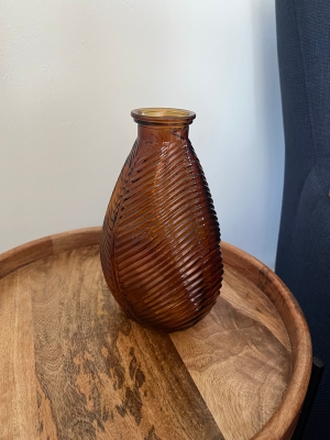 Flora Amber vase