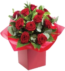 To the One I Love a dozen red roses