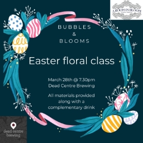 Bubbles and Blooms Easter Class